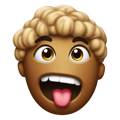 poop emoji but pi sticker