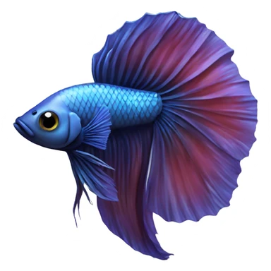 Halfmoon Betta fish sticker