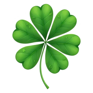clover with 5 leaves sticker