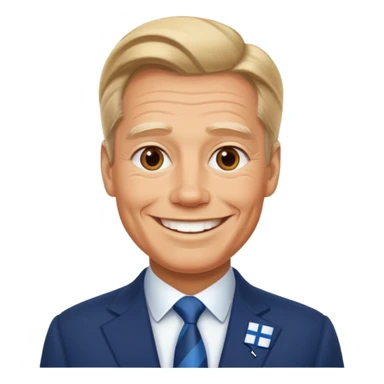 President of Finland sticker
