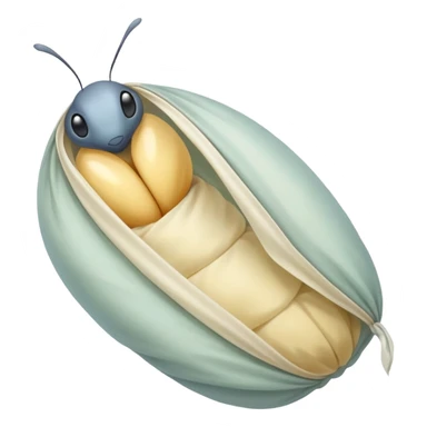 Butterfly in cocoon sticker