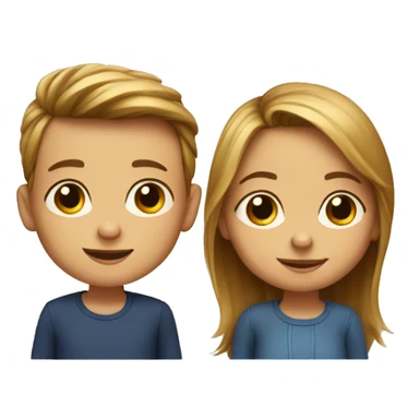 daughter 5 years old and son 5 months old sticker