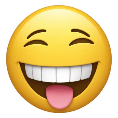 Smiley face laughing  sticker