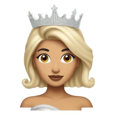 Kylie Jenner as a princess sticker