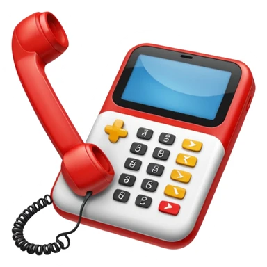 kırmızı cep telefonu sticker