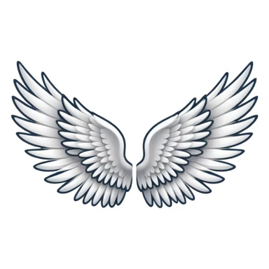 Wings both Left and right side sticker