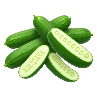 cucumber Chopped into small pieces    sticker