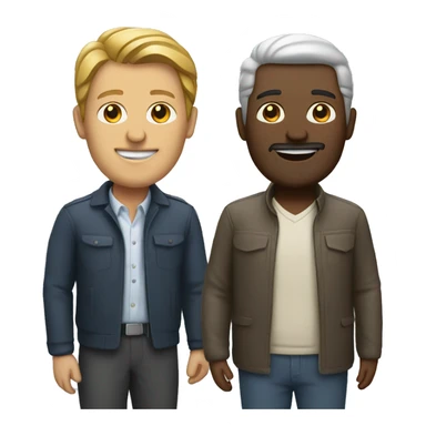 Mercedes and white man sticker