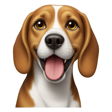 Beagle happy sticker