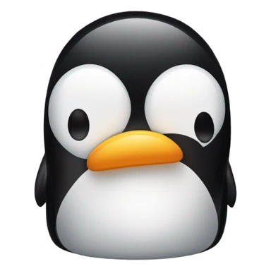 Pinguino festejando sticker