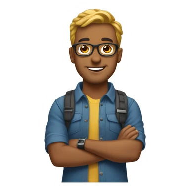 Nikhil garje in emoji sticker