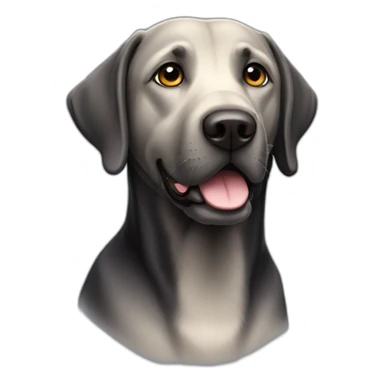 old black labrador retriever sticker