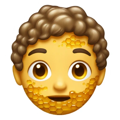 honey in mouth sticker