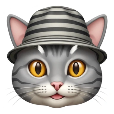 Cat in the hat sticker