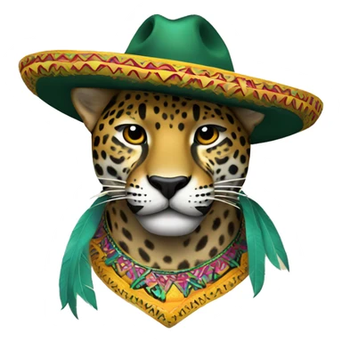 Jaguars with sombrero  sticker