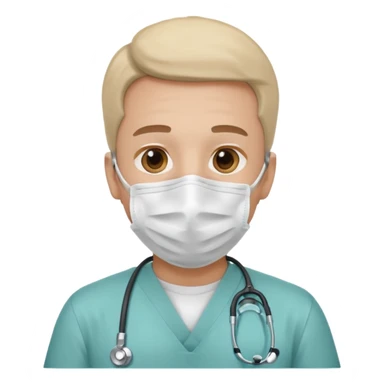 man health worker sticker