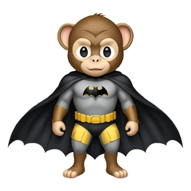 Batman monkey on the porch sticker