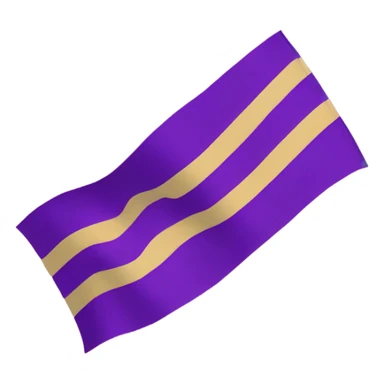 Intersex pride flag with yellow background and purple circle in the middle  sticker