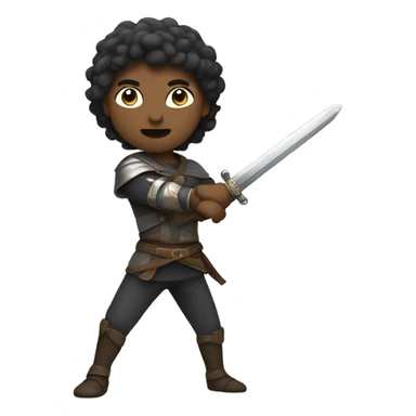 any with a sword sticker