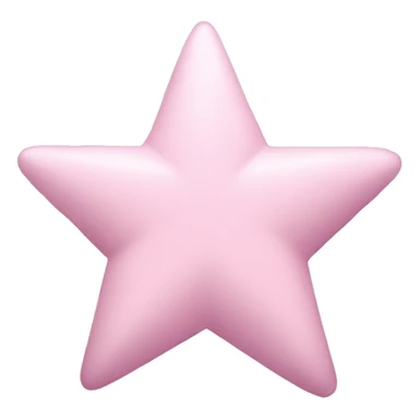 pastel pink star sticker