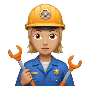 create a person emoji of Barcengine is the superpower name The engine that keeps everything moving sticker