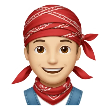 bandana guys sticker