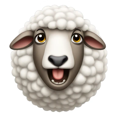 A sheep who insult sticker