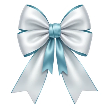 white bows  sticker