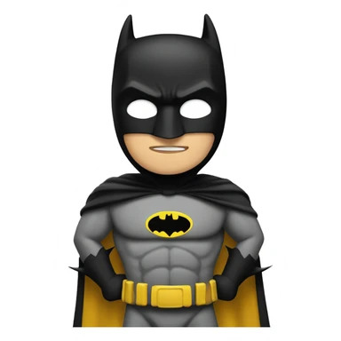 Batman with love sticker