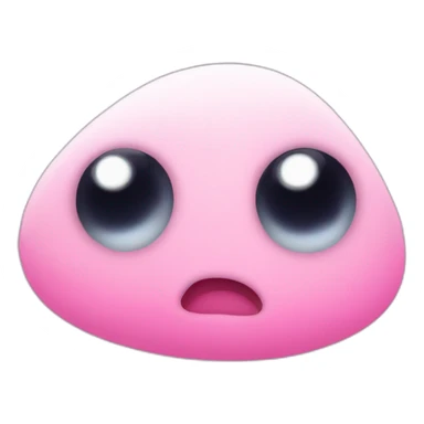 Cute blob with eyes sticker