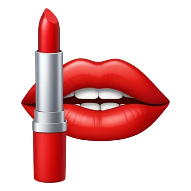 Lipstick mark sticker