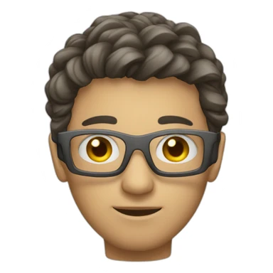 a smart hacker guy sticker