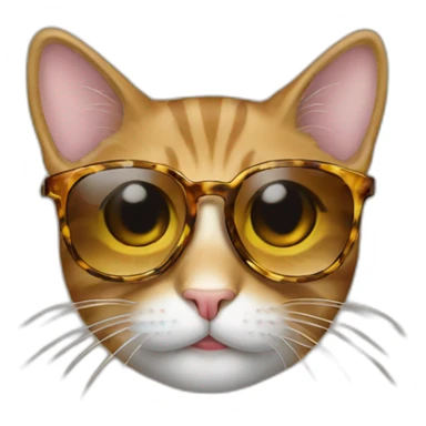 cat sunglass sticker