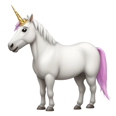 Unicorn wearing a flat cap sticker