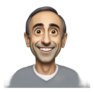 Éric Zemmour sourire malicieux sticker
