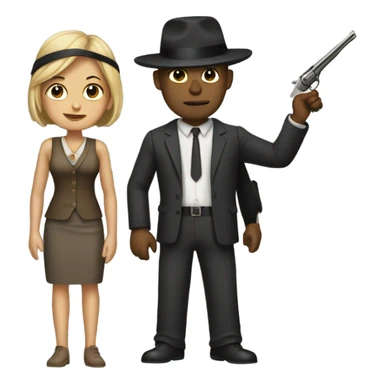 Bonnie and Clyde  sticker