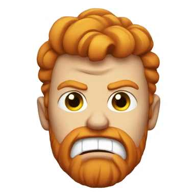 angry ginger sticker