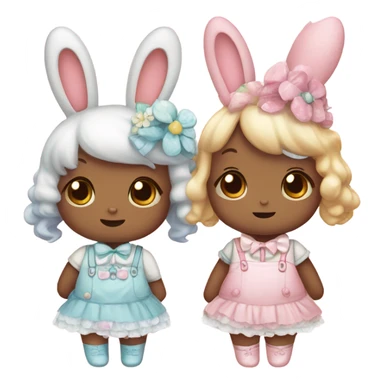 sugarbunnies from sanrio  sticker