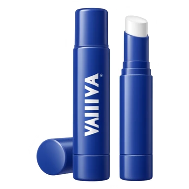 generate an ios genmoji of a NIVEA lip balm sticker