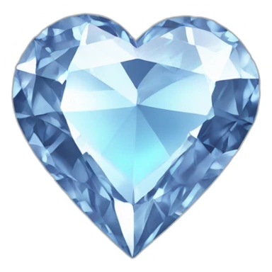 Coeur en diament sticker