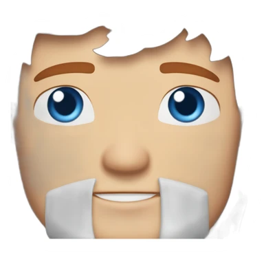 Ryan mcpartlin Blue eyes neatly combed back red hair handsome chiselled jaw sharp cheekbones sticker