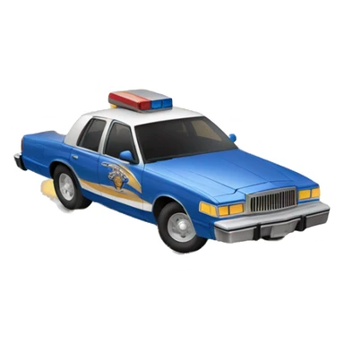 crown victoria doing burnout sticker