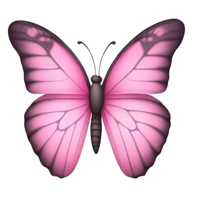 Pretty pink butterfly  sticker