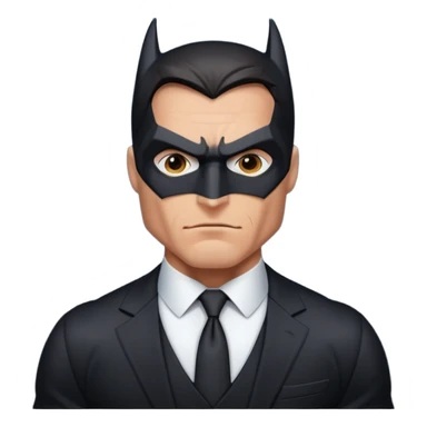 batman sem a mascara sticker