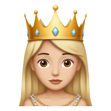 Wearing a crown sticker