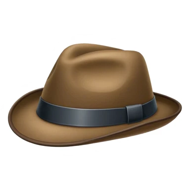 a detective hat sticker