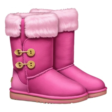 Pink uggs sticker