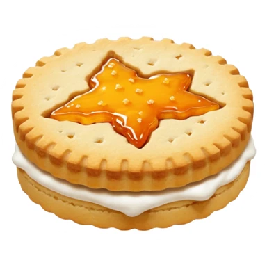 orange-jam-christmas-shortbread-biscuit sticker
