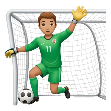 goalkeeper-saving-goal sticker