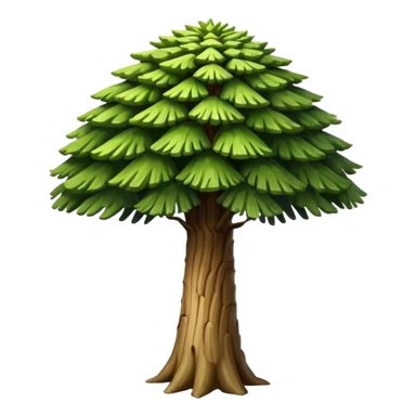 A Brazilian araucaria tree sticker